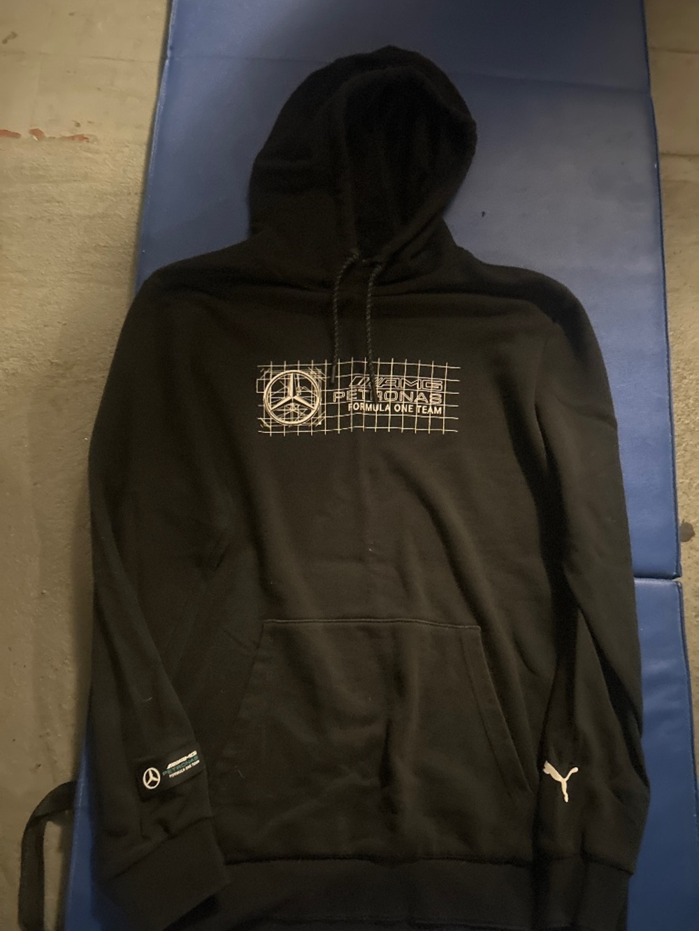 Puma Mercedes Benz Black/white Hoodie